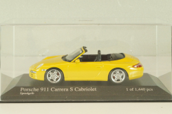 Porsche 911 (997) Carrera S Cabriolet 2004, yellow, 400063031, Minichamps 1:43