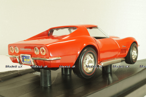 Chevrolet Corvette Stingrey (C3) 1969, red,  276378, Hot Wheels 1:18