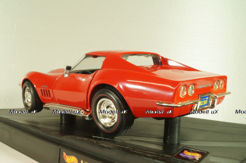 Chevrolet Corvette Stingrey (C3) 1969, red,  276378, Hot Wheels 1:18