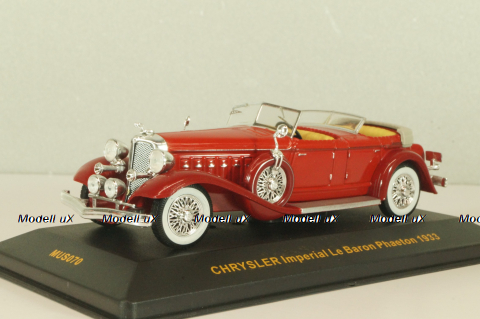 Chrysler Imperial Le Baron Phaeton 1933, red, MUS070, IXO Museum 1:43