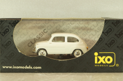 Fiat 600 1955, white, CLC064, IXO 1:43