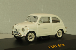Fiat 600 1955, white, CLC064, IXO 1:43