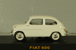 Fiat 600 1955, white, CLC064, IXO 1:43