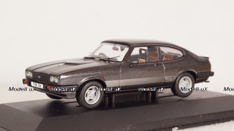 Ford Capri MkIII 3.0 S mattgrey/silver, Vanguards 1:43