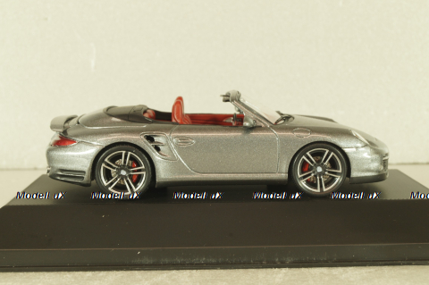 Porsche 911 (997) Turbo Cabriolet 2009, grey, 7114021, Atlas 1:43