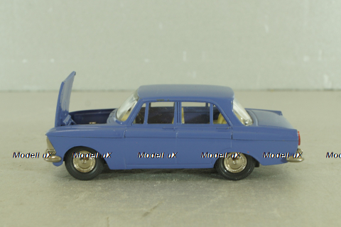 Москвич-412 А2, фиолетовый, 2 зажима, Тантал/Радон 1:43