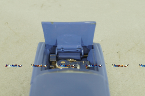 Москвич-412 А2, фиолетовый, 2 зажима, Тантал/Радон 1:43