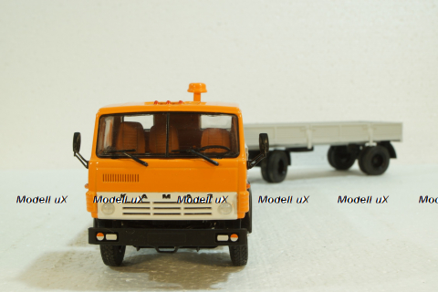 Камаз-53212 с п/прицепом ГБК-8350, 102088, ПАО Камаз 1:43