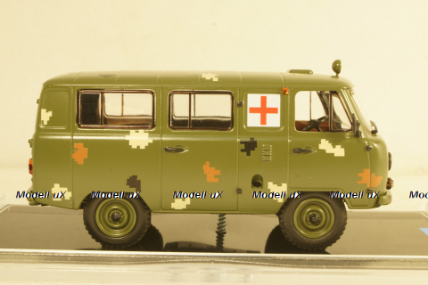 УАЗ-3962 paramedicine VSU (Kharkiv 2022), TruckTyr 1:43