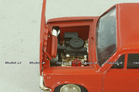 Ваз-2101, красный, Тантал/Радон 1:43