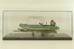 Trailer with powerboat Ukraine Territorial Defense Forces (Mykolaiv 2022), TruckTyr 1:43