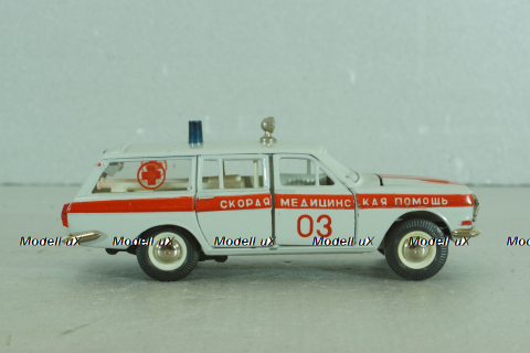 Газ-2402, скорая медицинская помощь, январь 198. г. , Тантал/Радон 1:43