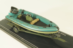 Trailer with powerboat Ukraine Territorial Defense Forces (Mykolaiv 2022), TruckTyr 1:43
