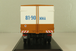 Зил-130 будка, перевозка грузов населению, коричневый/белый, TruckTyr 1:43
