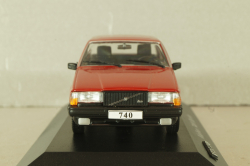 Volvo 740 turbo, RED, 8506017, Atlas Volvo Collection, 1:43