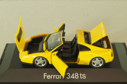 Ferrari 348 TS targa 1989, yellow, 010214, Herpa 1:43