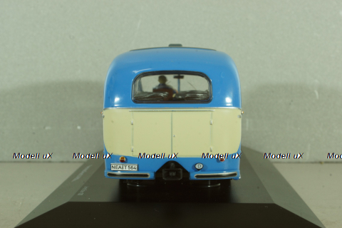 Mercedes-Benz O 6600 bus with figuren driver 1951, blue, 450274800, Schuco 1:43