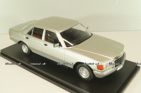 Mercedes-Benz 380 SE (W126) S-Class, silver, MCG18185, MCG 1:18