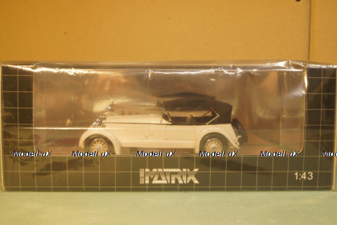 Mercedes 680S Tourer Sindelfingen white closed 1927, MX51302-152, Matrix 1:43