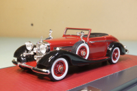 Mercedes 540K Roadster Lancefield open red 1938, MX51302-181, Matrix 1:43