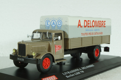 Berliet GDR 7W Truck Telonato Livraisons A.Delombre 1954, Altaya 1:43
