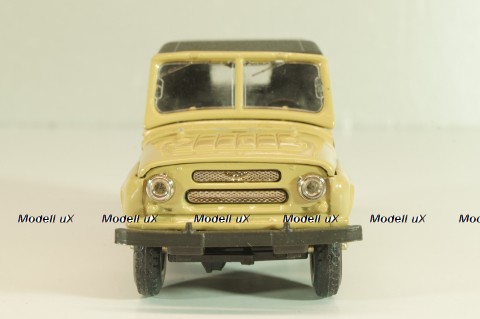 Уаз-469 А34, бежевый, 1991г., черный салон, Тантал/Радон 1:43
