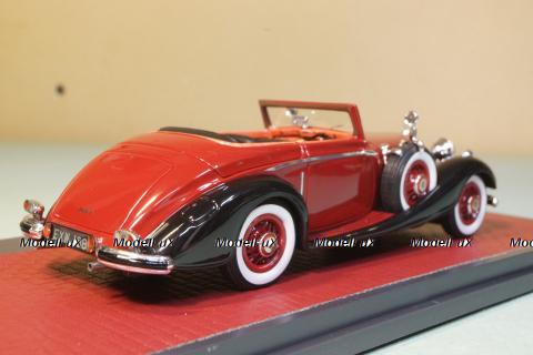 Mercedes 540K Roadster Lancefield open red 1938, MX51302-181, Matrix 1:43