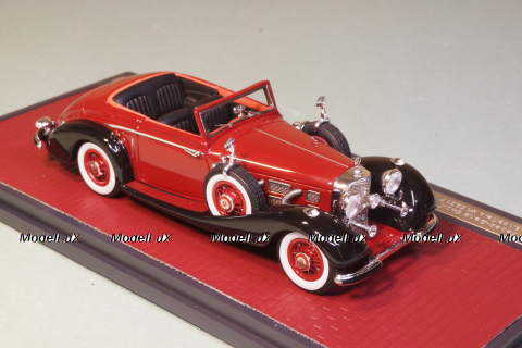 Mercedes 540K Roadster Lancefield open red 1938, MX51302-181, Matrix 1:43