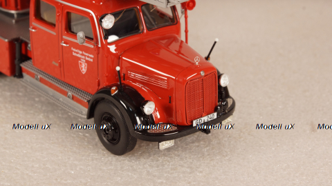 Mercedes  L 3500 DL 25 Metz, ladder fire engine 1969, 46240, NEO 1:43