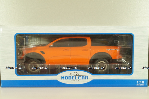 Ford Ranger Raptor 2022, pikup, orange, MCG18456, MCG 1:18