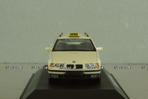BMW 328i Touring Taxi (E36) 1990, beige, 04084, Schuco 1:43
