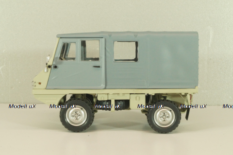 Steyr-Puch Haflinger 4x4, beige/grey, 450061600, Schuco 1:18