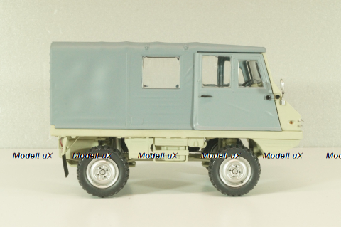 Steyr-Puch Haflinger 4x4, beige/grey, 450061600, Schuco 1:18