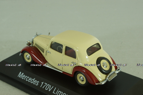 Mercedes-Benz 170V Limousine (W136) 1936, beig/ red, 02362, Schuco 1:43