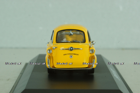 BMW 600 ADAC 1957, yellow, 02344, Schuco 1:43