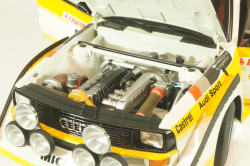 Audi Quattro S1 # 6 Rally Monte Carlo 1986, Mikkola/Hertz, 88602, Autoart 1:18