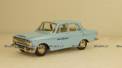 Москвич-408 Такси голубой, Тантал/Радон 1:43
