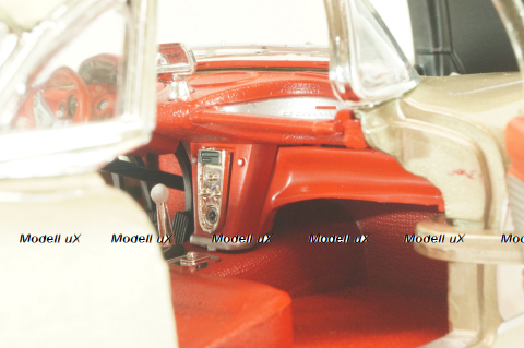 Chevrolet Corvette (С1) 1961, silver grey, AMM1151, AutoWorld 1:18  