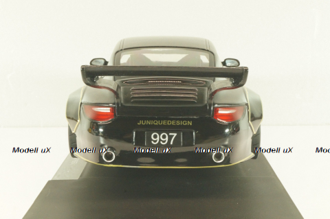 Porsche 911 (997) RWB JPS John Player Special Old & New 2020, black, MCG18326, MCG 1:18