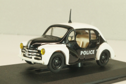 Renault 4 CV Police 1950, white/black, V3166, Eligor 1:43