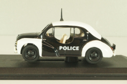 Renault 4 CV Police 1950, white/black, V3166, Eligor 1:43