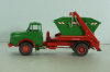 MAN Hauber HAK 15.200 skip truck, green, 1047, Conrad 1:50