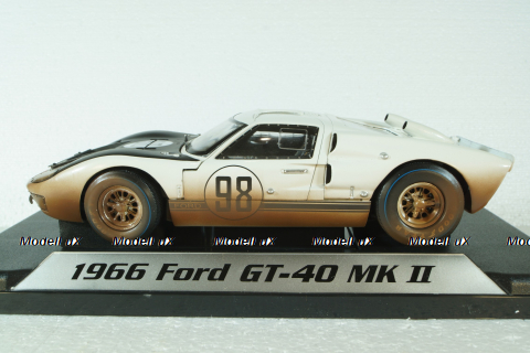 Ford GT40 MK II #98 Winner 24h Daytona 1966 Dirty Version, Shelby Collectibles 1:18