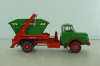 MAN Hauber HAK 15.200 skip truck, green, 1047, Conrad 1:50