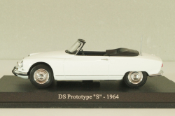 Citroen DS Prototype "S" 1964, white, Citroen DS Collection, Atlas 1:43 