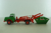 MAN Hauber HAK 15.200 skip truck, green, 1047, Conrad 1:50