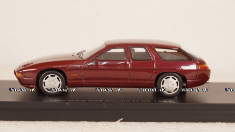 Porsche 928 Studie H50 1987 darkred-metallic, 47130, NEO 1:43