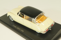 Citroen DS19 1956, ivory/black, Hachette 1:43