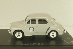 Renault 4 CV 1946, grey, Atlas 1:43