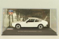 Matra Simca Bagheera 1975, white,  Les Belles Annees Simca #41, Altaya 1:43
